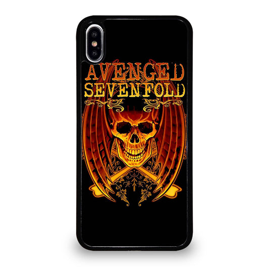 AVENGED SEVENFOLD ROCK BAND LOGO iPhone XS Max Case Cover