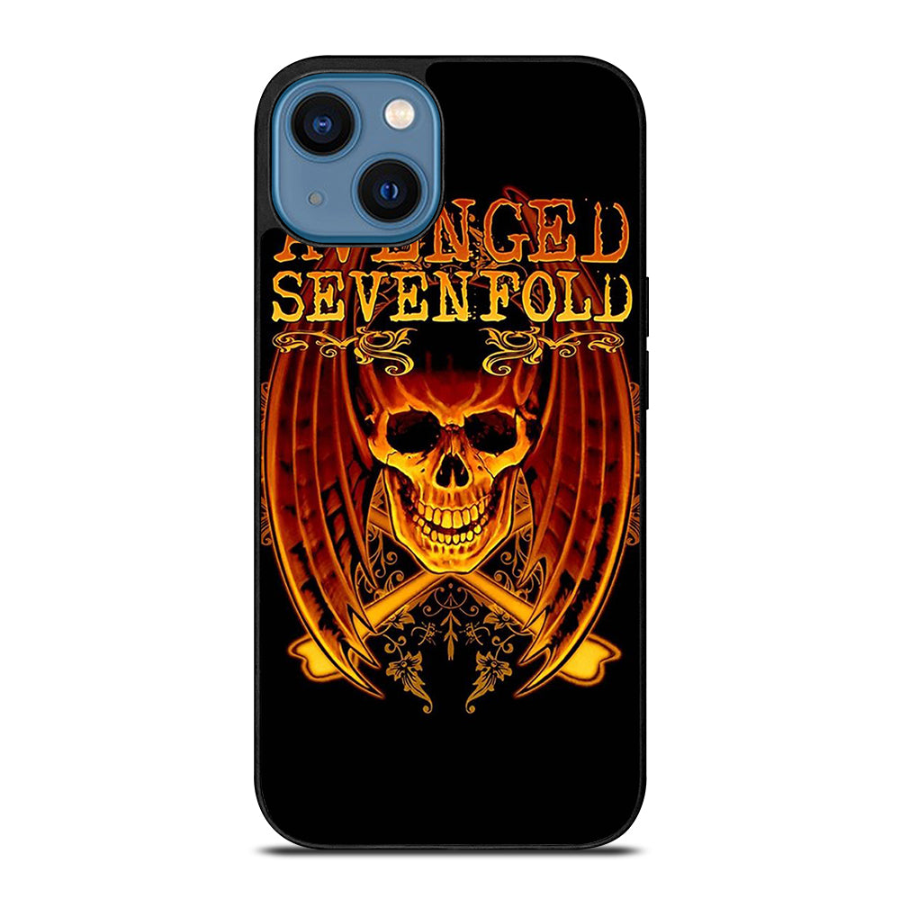 AVENGED SEVENFOLD ROCK BAND LOGO iPhone 14 Case Cover