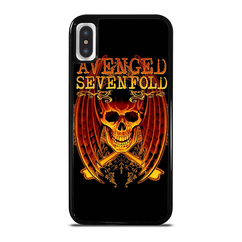 AVENGED SEVENFOLD ROCK BAND LOGO iPhone X / XS Case Cover