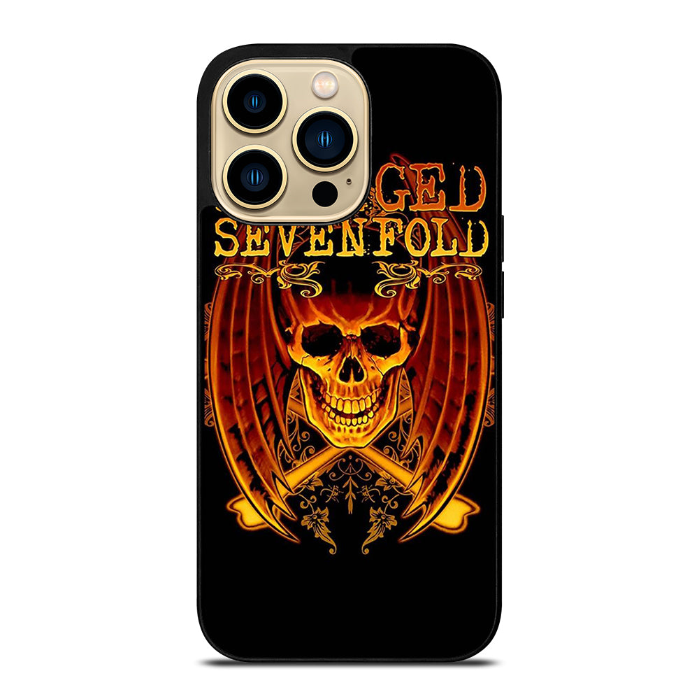 AVENGED SEVENFOLD ROCK BAND LOGO iPhone 14 Pro Max Case Cover