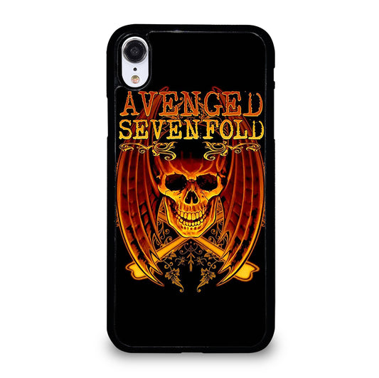 AVENGED SEVENFOLD ROCK BAND LOGO iPhone XR Case Cover