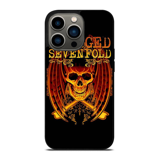AVENGED SEVENFOLD ROCK BAND LOGO iPhone 13 Pro Case Cover
