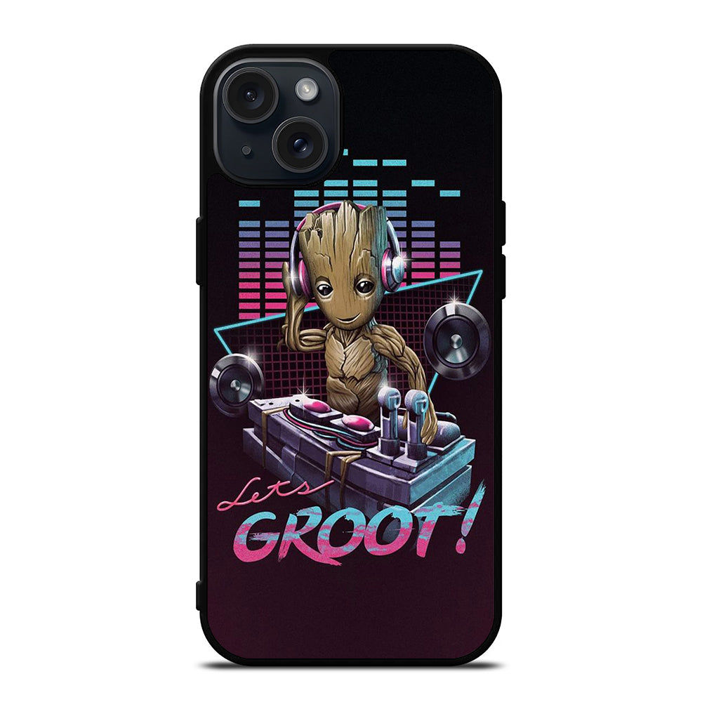 BABY GROOT DJ iPhone 15 Plus Case Cover