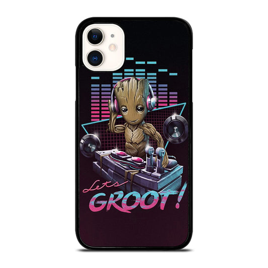 BABY GROOT DJ iPhone 11 Case Cover