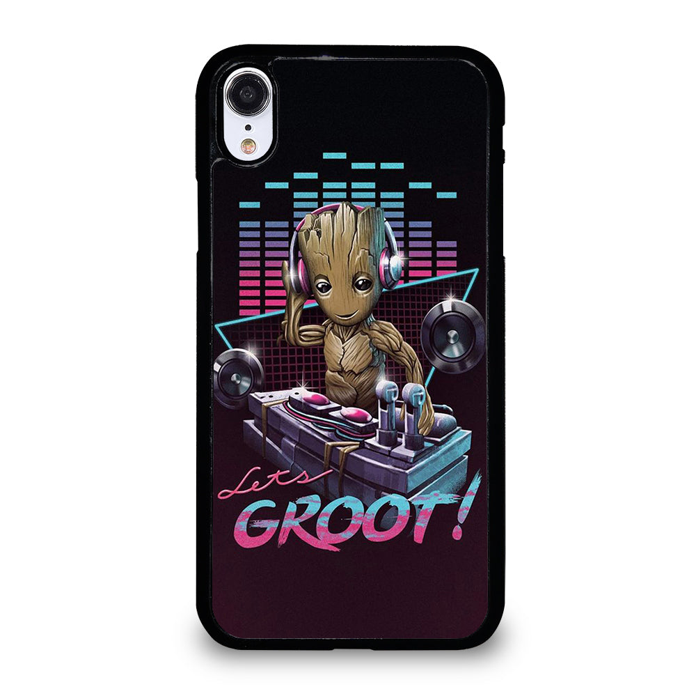 BABY GROOT DJ iPhone XR Case Cover