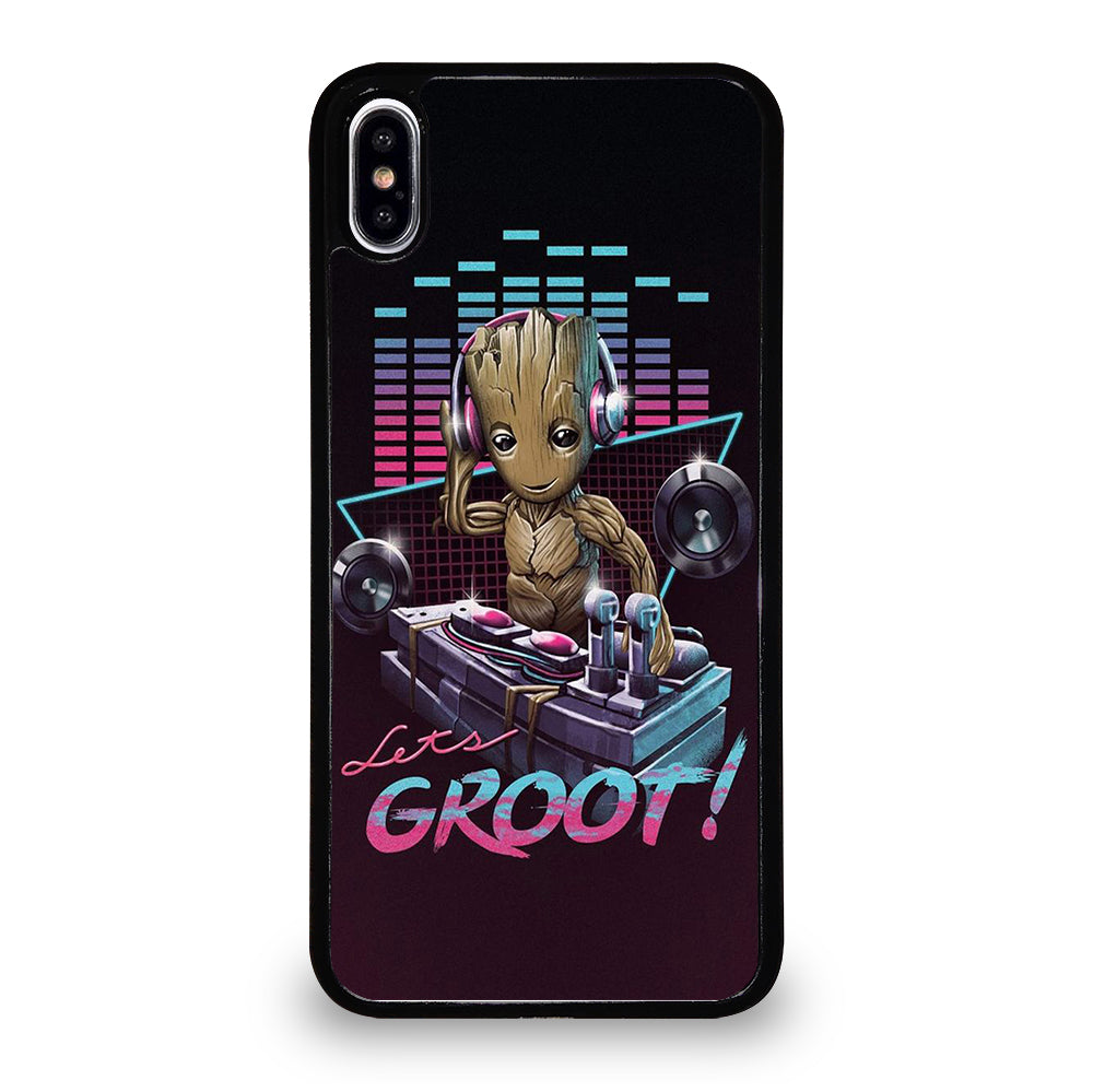 BABY GROOT DJ iPhone XS Max Case Cover