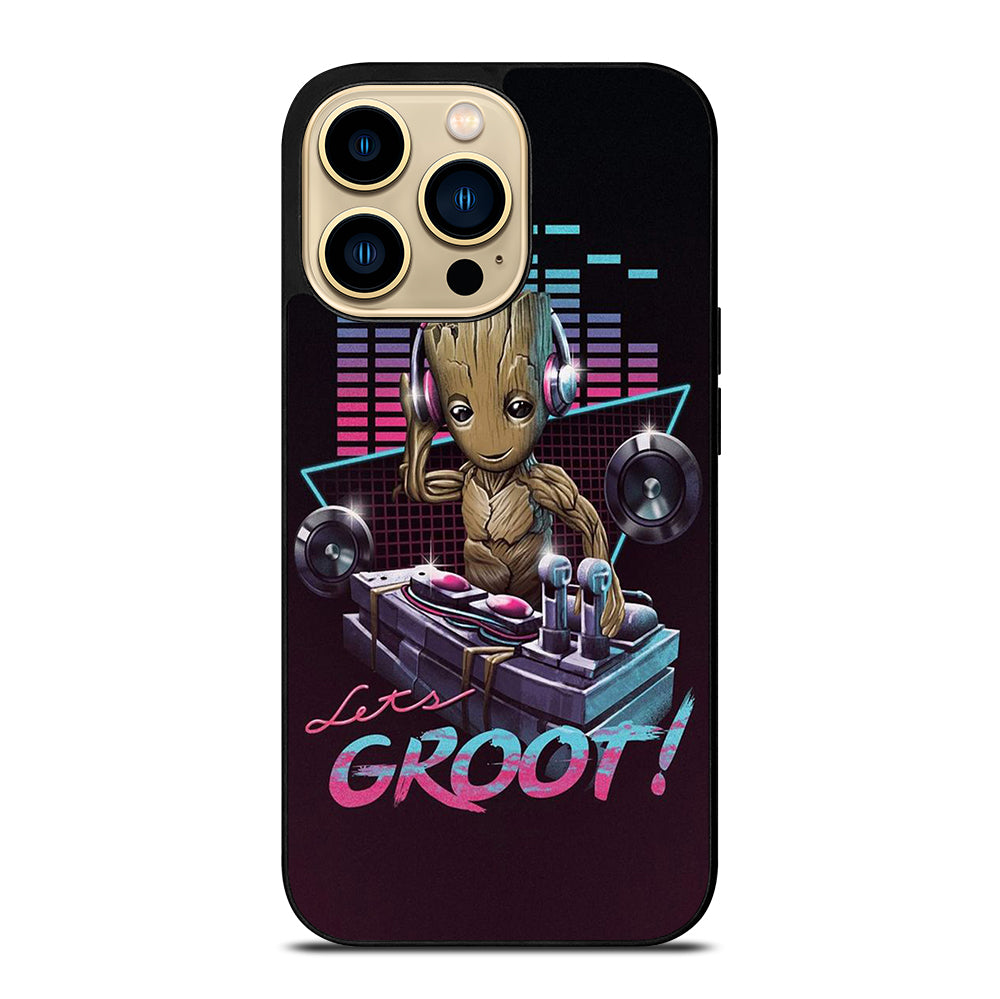 BABY GROOT DJ iPhone 14 Pro Max Case Cover
