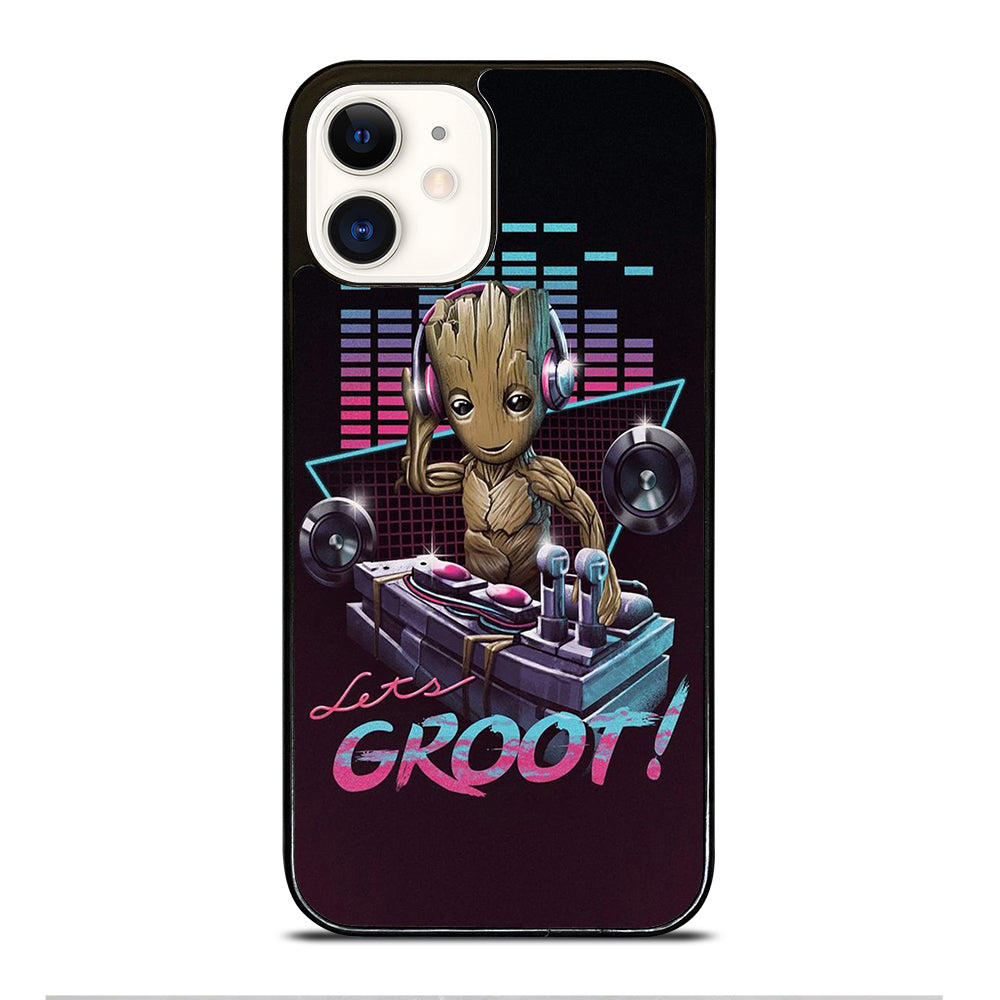 BABY GROOT DJ iPhone 12 Case Cover