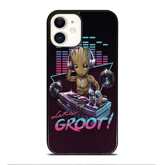 BABY GROOT DJ iPhone 12 Case Cover