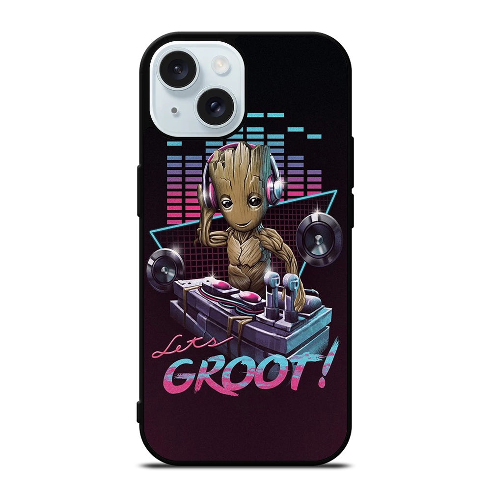 BABY GROOT DJ iPhone 15 Case Cover