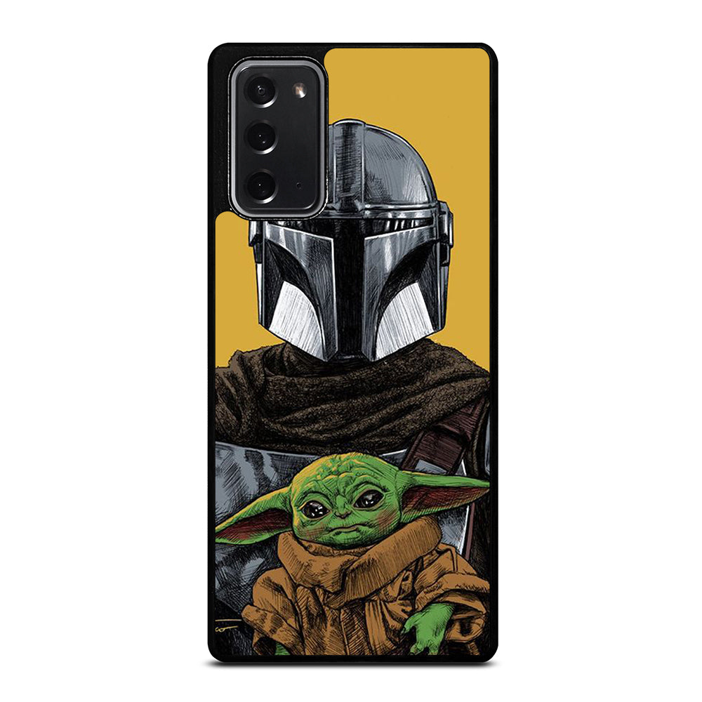 BABY YODA AND THE MANDALORIAN MOSAIC Samsung Galaxy Note 20 Case Cover