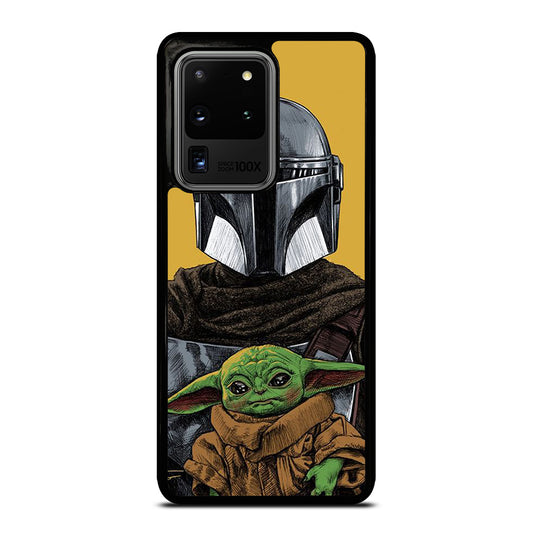 BABY YODA AND THE MANDALORIAN MOSAIC Samsung Galaxy S20 Ultra Case Cover