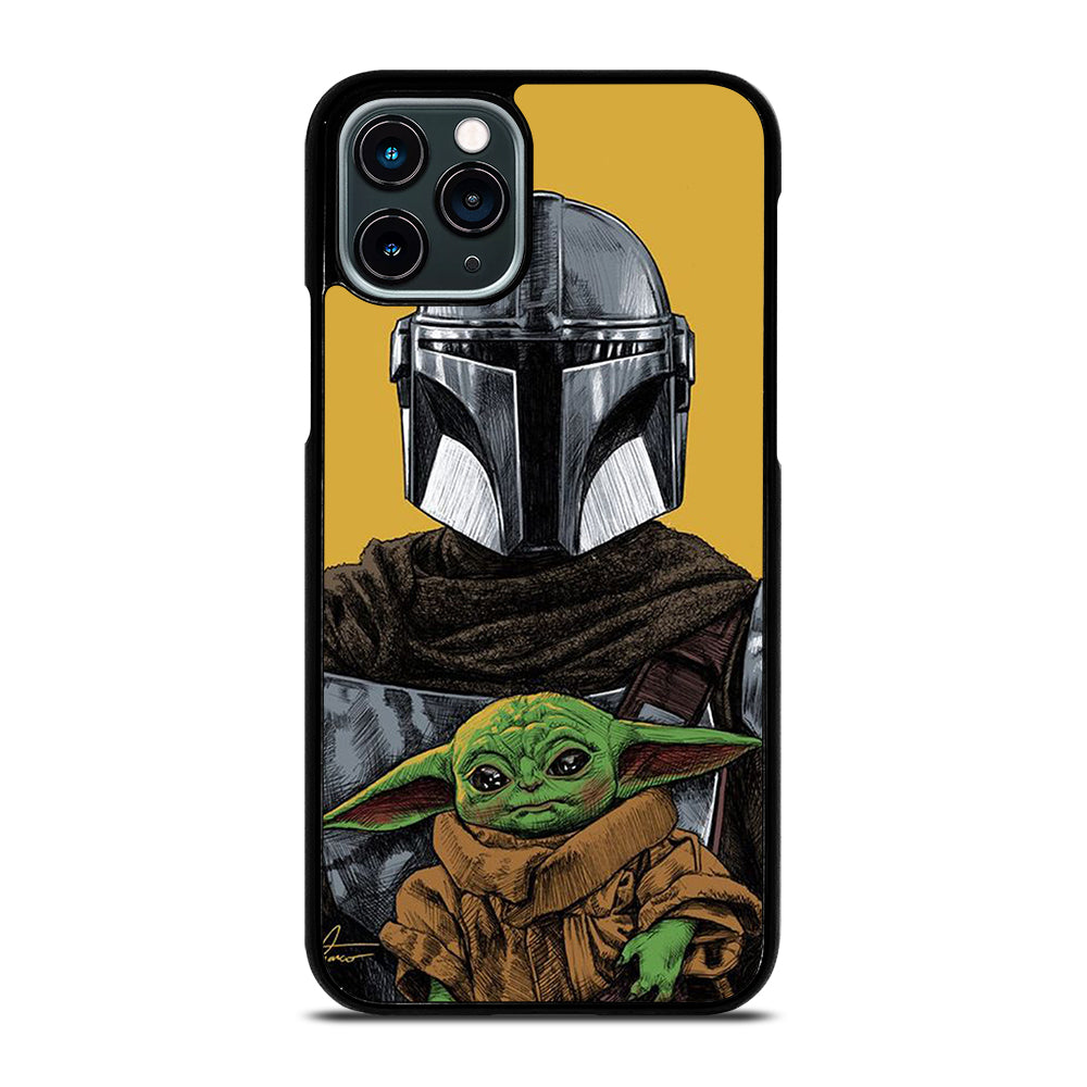 BABY YODA AND THE MANDALORIAN MOSAIC iPhone 11 Pro Case Cover