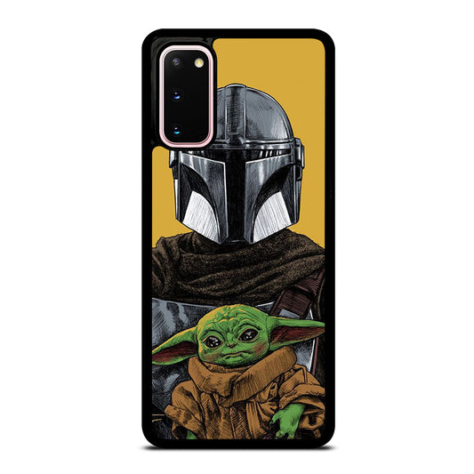 BABY YODA AND THE MANDALORIAN MOSAIC Samsung Galaxy S20 Case Cover
