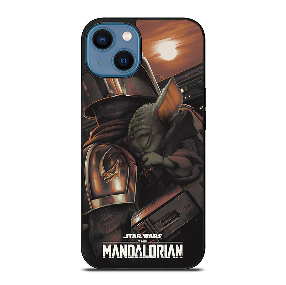 BABY YODA AND THE MANDALORIAN iPhone 14 Case Cover