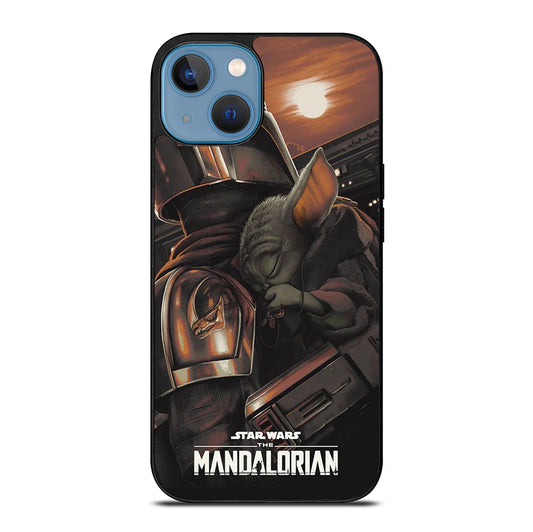 BABY YODA AND THE MANDALORIAN iPhone 13 Case Cover