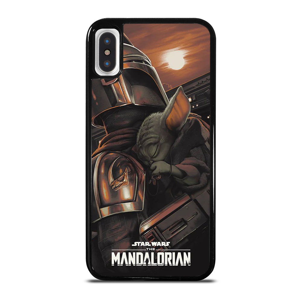 BABY YODA AND THE MANDALORIAN iPhone X / XS Case Cover