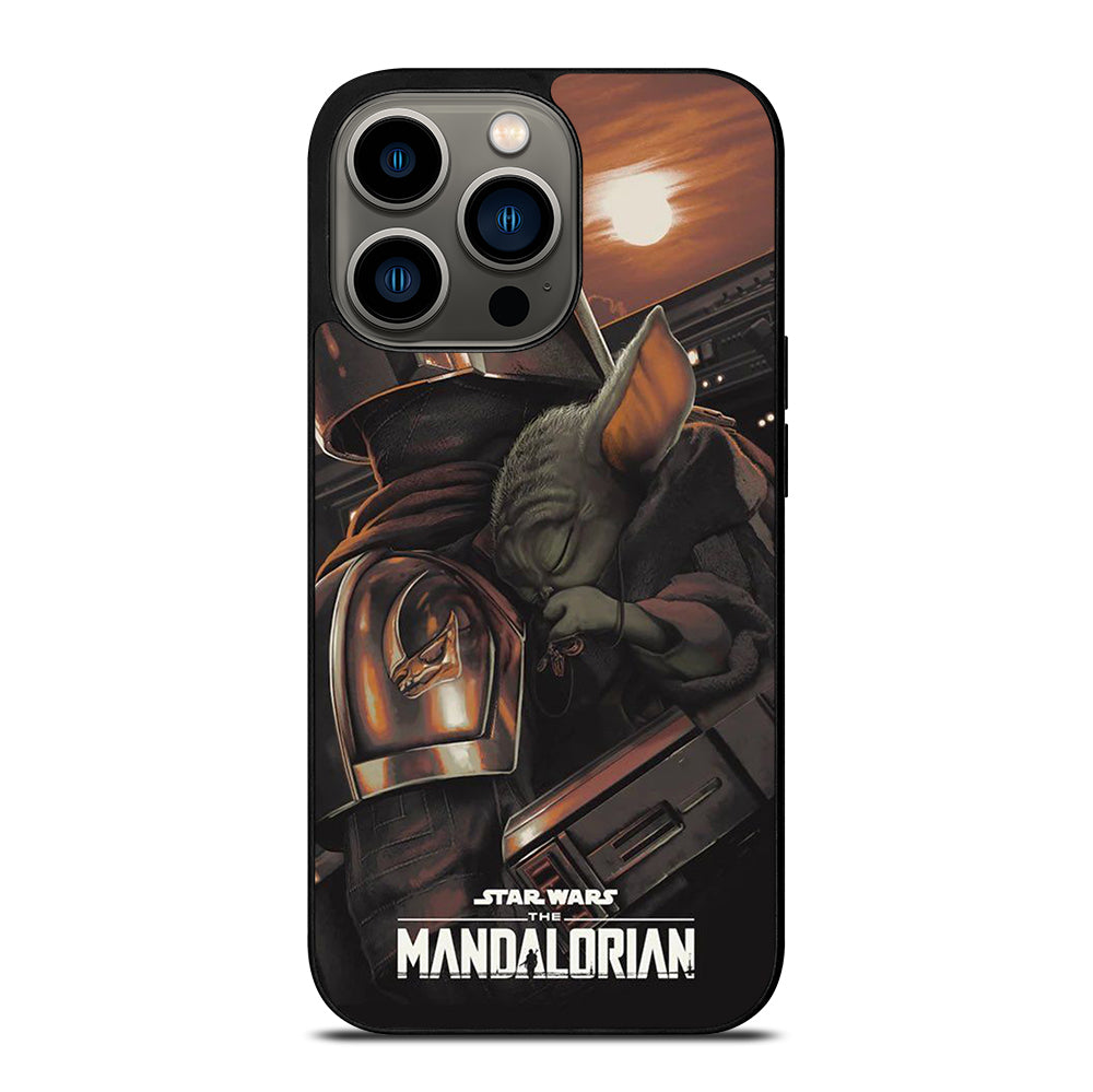 BABY YODA AND THE MANDALORIAN iPhone 13 Pro Case Cover