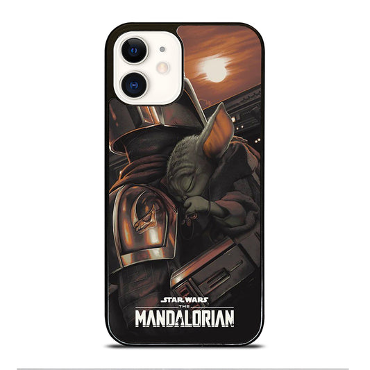 BABY YODA AND THE MANDALORIAN iPhone 12 Case Cover