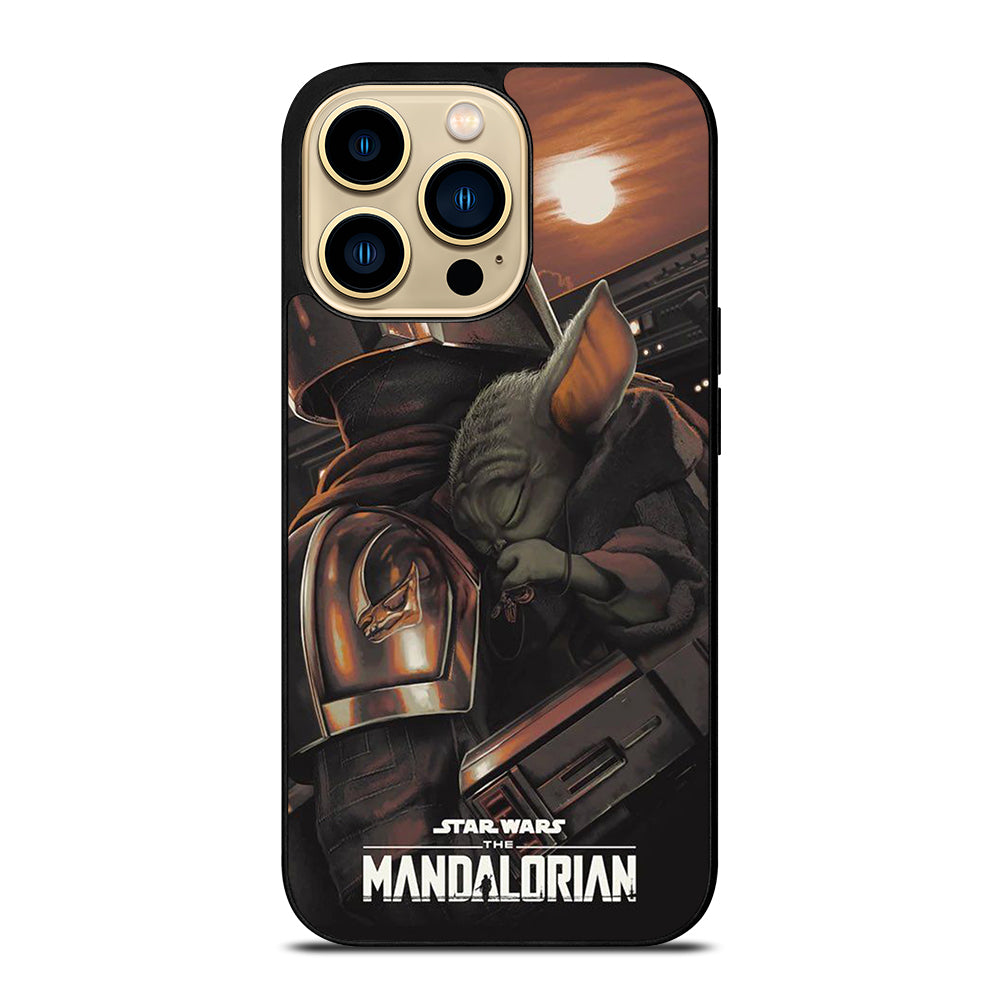 BABY YODA AND THE MANDALORIAN iPhone 14 Pro Max Case Cover