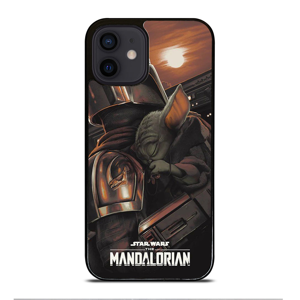 BABY YODA AND THE MANDALORIAN iPhone 12 Mini Case Cover