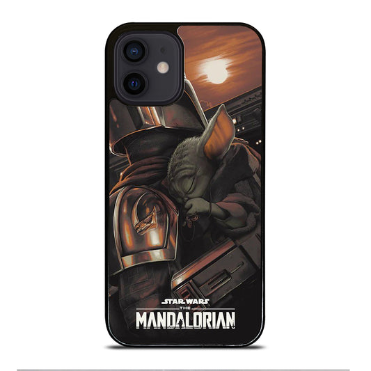 BABY YODA AND THE MANDALORIAN iPhone 12 Mini Case Cover