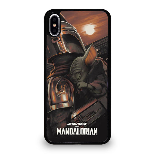 BABY YODA AND THE MANDALORIAN iPhone XS Max Case Cover