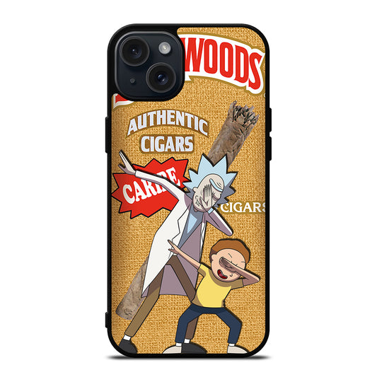 BACKWOODS RICK AND MORTY 3 iPhone 15 Plus Case Cover