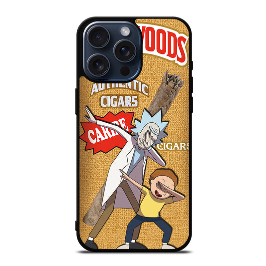 BACKWOODS RICK AND MORTY 3 iPhone 15 Pro Max Case Cover