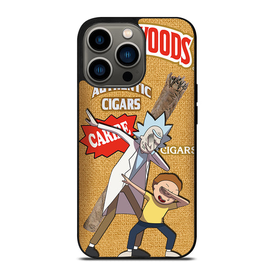 BACKWOODS RICK AND MORTY 3 iPhone 13 Pro Case Cover