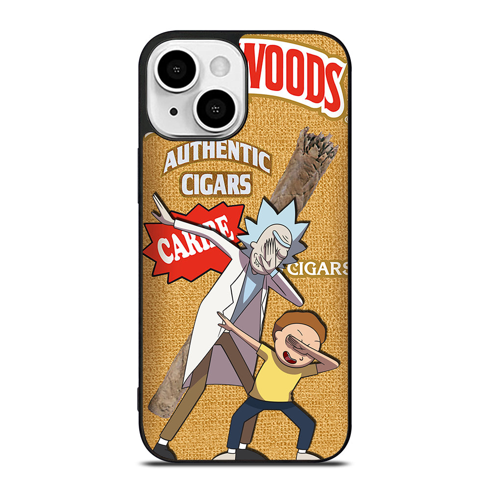 BACKWOODS RICK AND MORTY 3 iPhone 13 Mini Case Cover