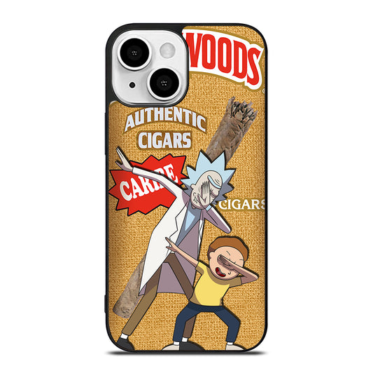 BACKWOODS RICK AND MORTY 3 iPhone 13 Mini Case Cover