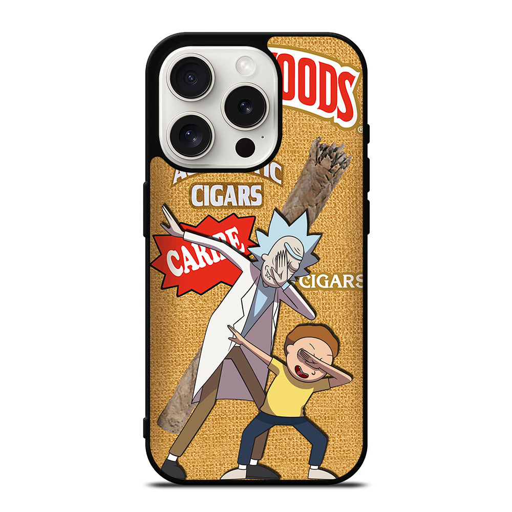 BACKWOODS RICK AND MORTY 3 iPhone 15 Pro Case Cover
