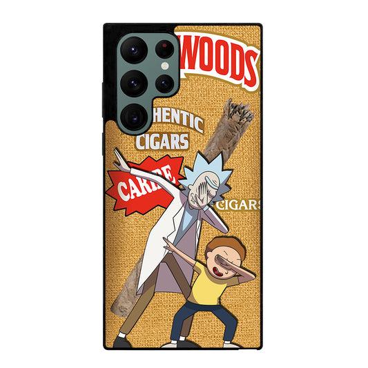 BACKWOODS RICK AND MORTY 3 Samsung Galaxy S22 Ultra Case Cover