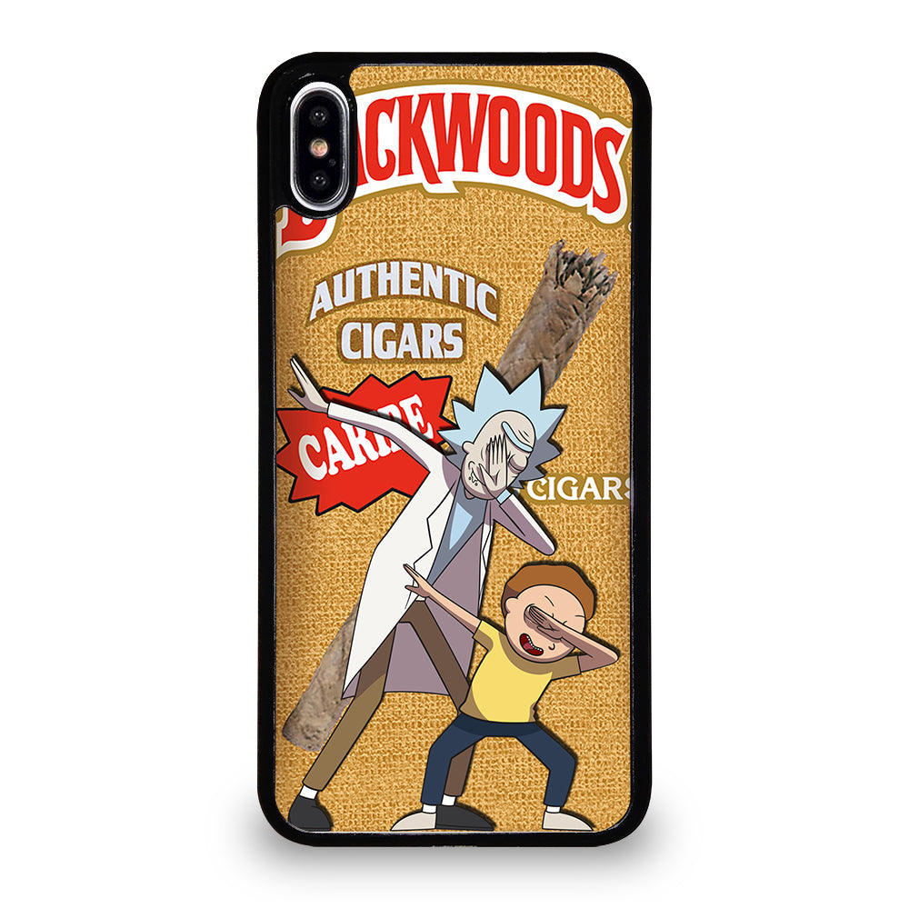 BACKWOODS RICK AND MORTY 3 iPhone XS Max Case Cover