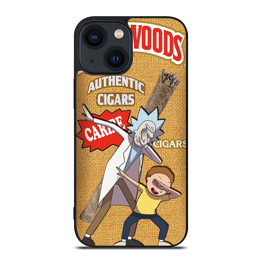 BACKWOODS RICK AND MORTY 3 iPhone 14 Plus Case Cover