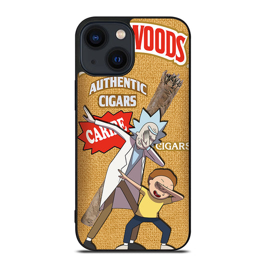 BACKWOODS RICK AND MORTY 3 iPhone 14 Plus Case Cover
