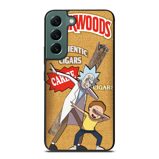 BACKWOODS RICK AND MORTY 3 Samsung Galaxy S22 Case Cover