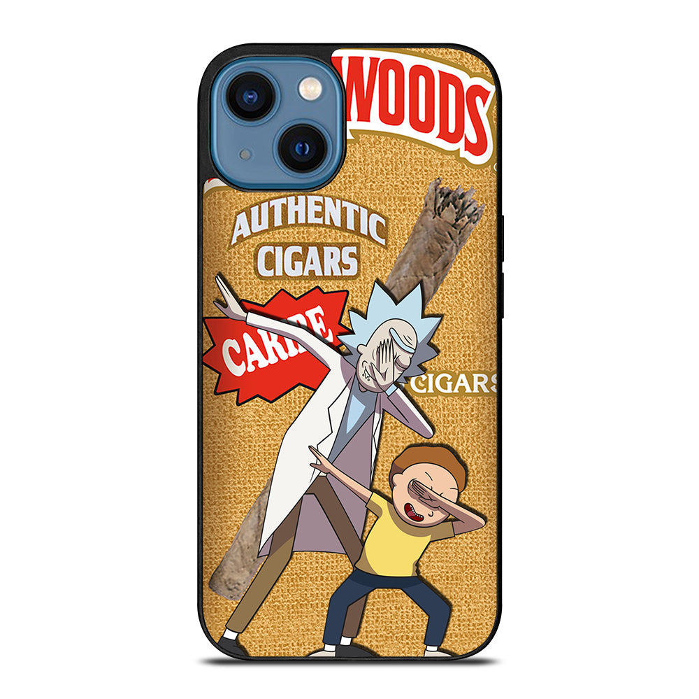 BACKWOODS RICK AND MORTY 3 iPhone 14 Case Cover