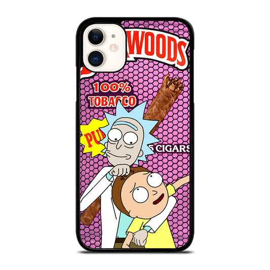 BACKWOODS RICK AND MORTY CARTOON SERIES iPhone 11 Case Cover