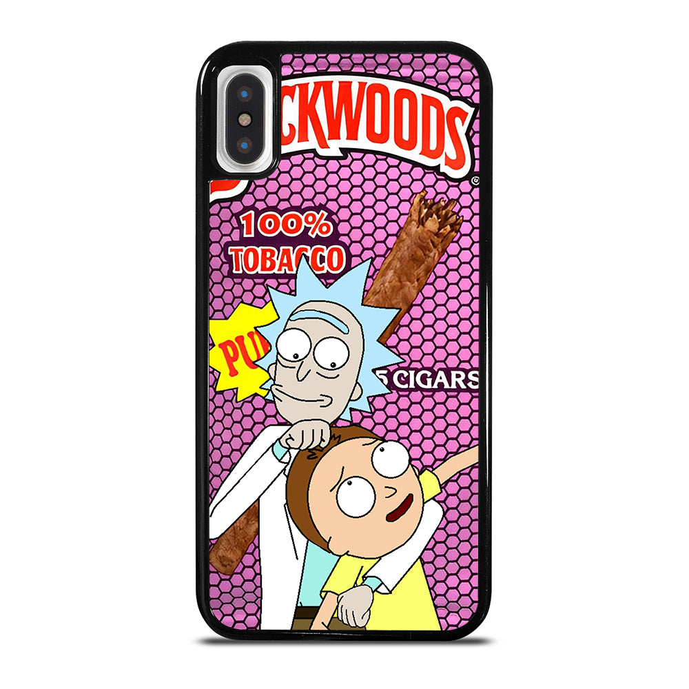 BACKWOODS RICK AND MORTY CARTOON SERIES iPhone X / XS Case Cover
