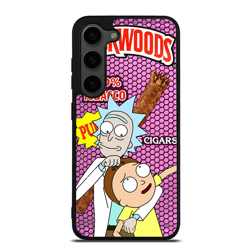 BACKWOODS RICK AND MORTY CARTOON SERIES Samsung Galaxy S23 Plus Case Cover