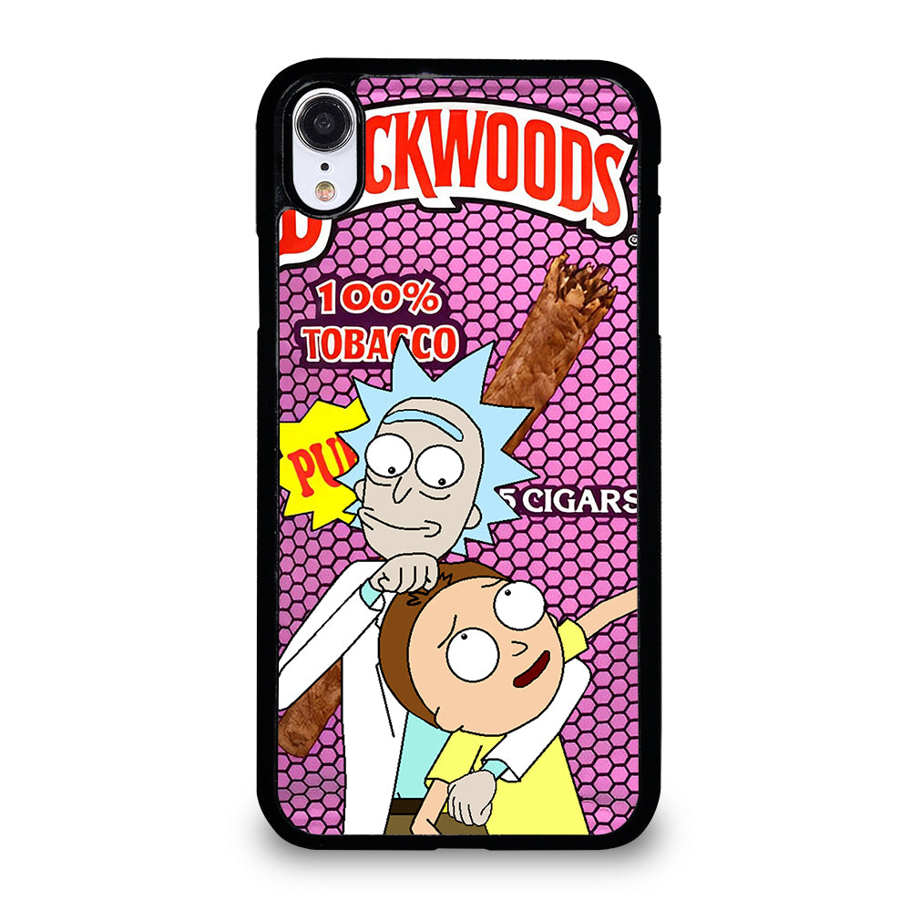 BACKWOODS RICK AND MORTY CARTOON SERIES iPhone XR Case Cover