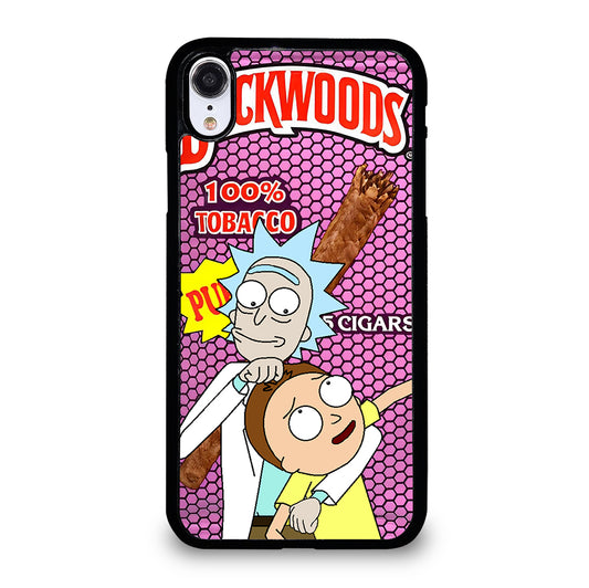 BACKWOODS RICK AND MORTY CARTOON SERIES iPhone XR Case Cover