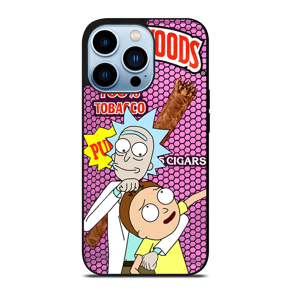 BACKWOODS RICK AND MORTY CARTOON SERIES iPhone 13 Pro Max Case Cover