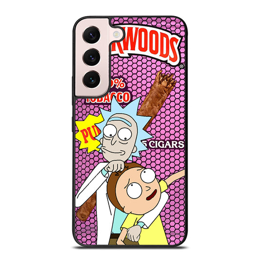 BACKWOODS RICK AND MORTY CARTOON SERIES Samsung Galaxy S22 Plus Case Cover