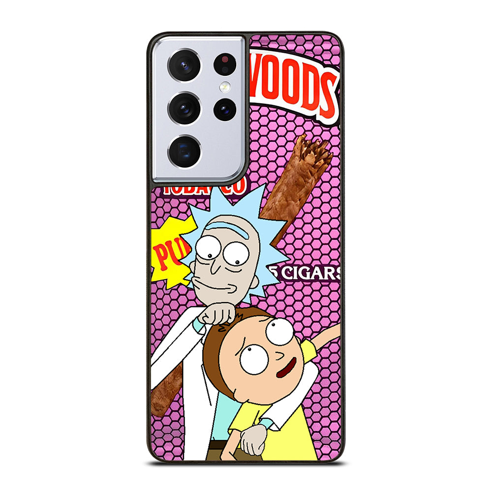 BACKWOODS RICK AND MORTY CARTOON SERIES Samsung Galaxy S21 Ultra Case Cover