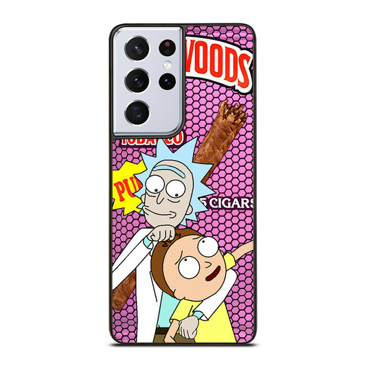 BACKWOODS RICK AND MORTY CARTOON SERIES Samsung Galaxy S21 Ultra Case Cover