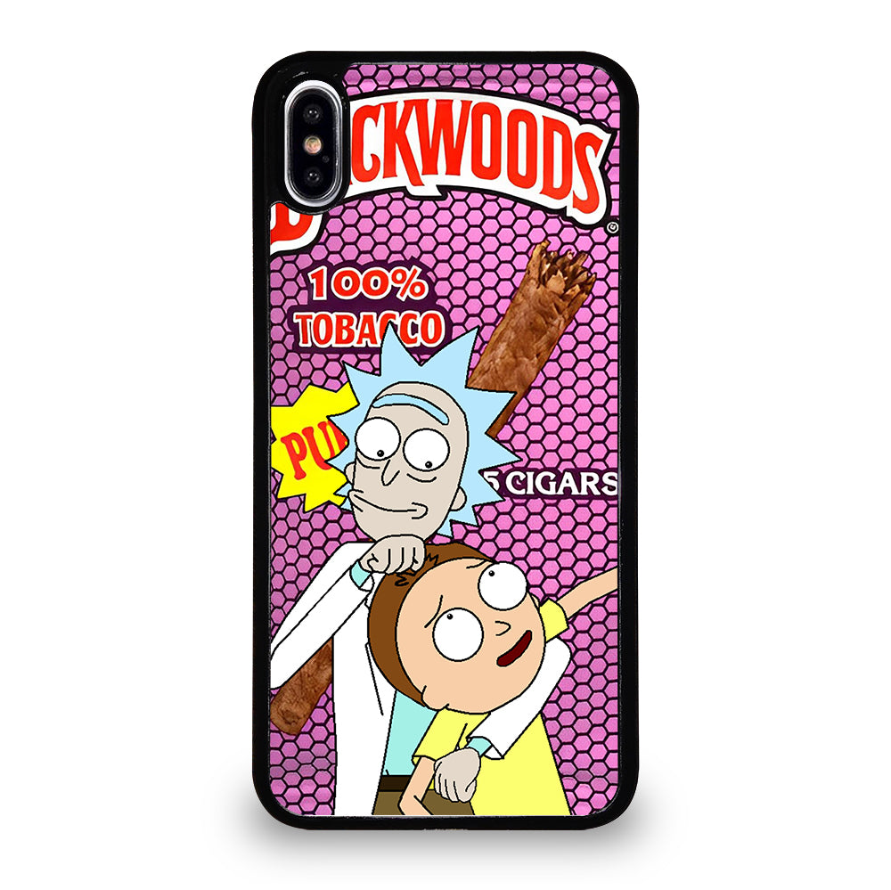 BACKWOODS RICK AND MORTY CARTOON SERIES iPhone XS Max Case Cover