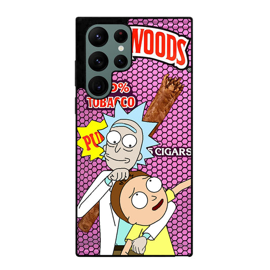 BACKWOODS RICK AND MORTY CARTOON SERIES Samsung Galaxy S22 Ultra Case Cover